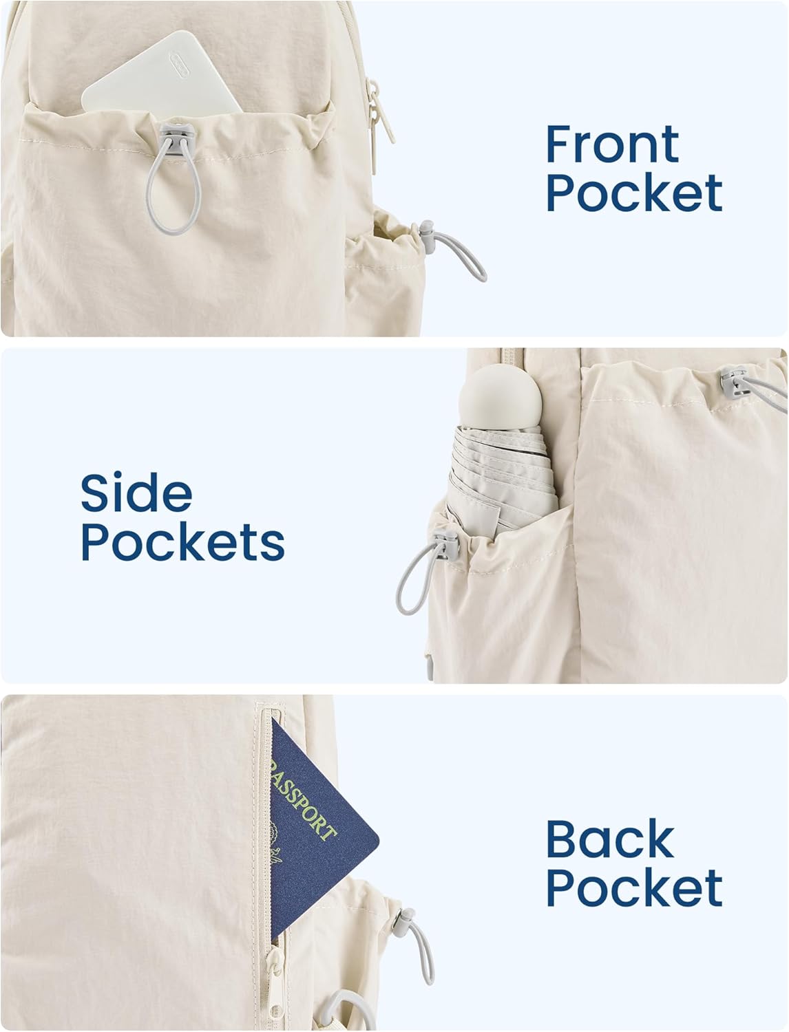 G4Free Sling Bag for Women, Casual Crossbody Handbag Fashionable Shoulder Backpack Lightweight Chest Bag - Image 5