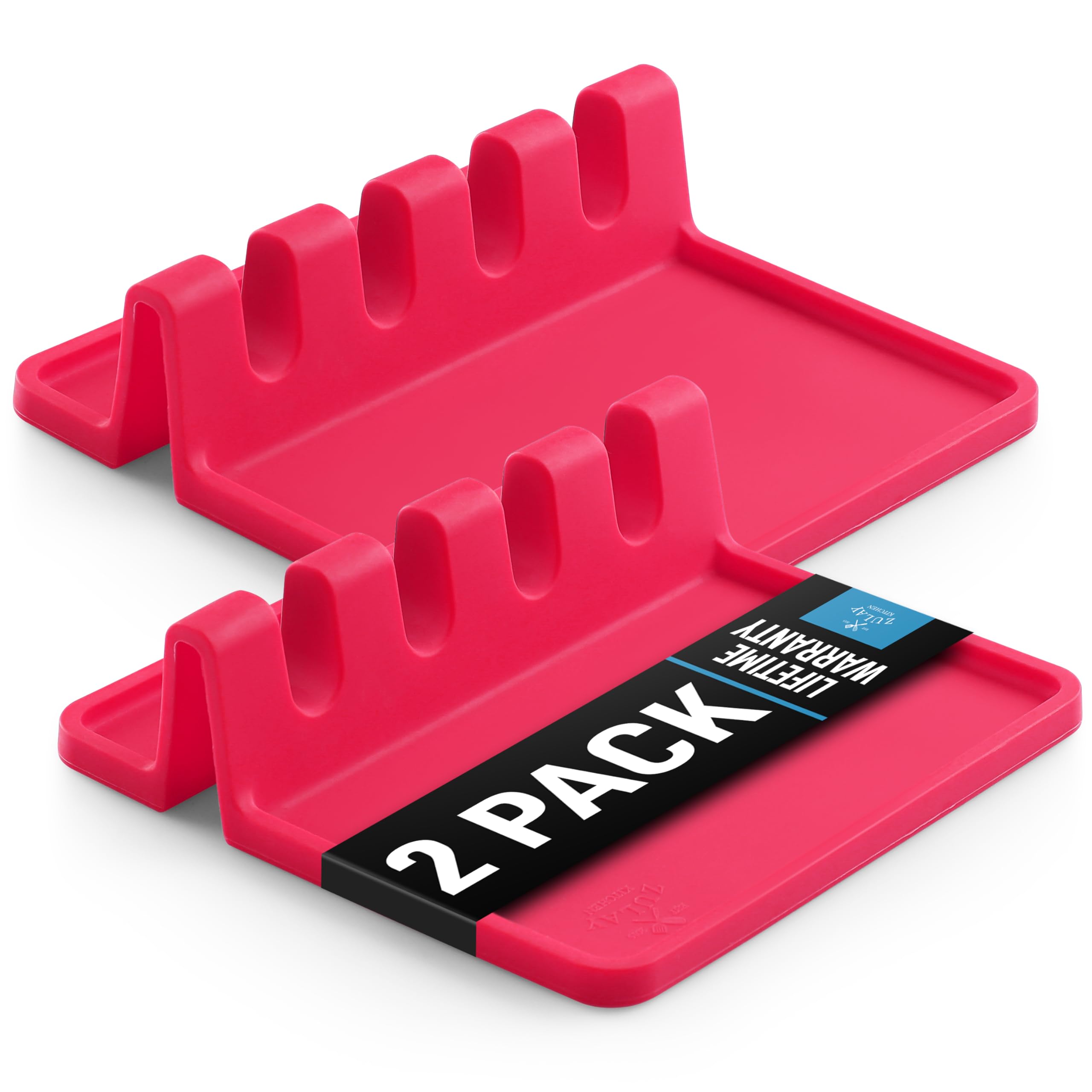 Zulay Silicone Spoon Rest - Keep Counters Clean! -9