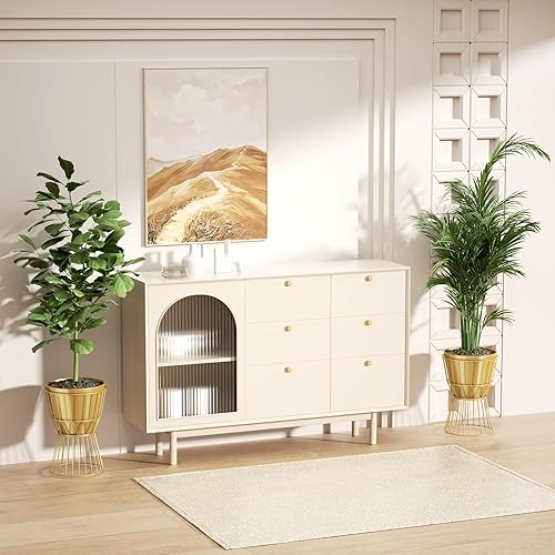 Miniatura 2 de Maceta con soporte, maceta de metal dorado con soporte, macetas modernas únicas de 12 pulgadas para interiores con soporte dorado con drenaje,