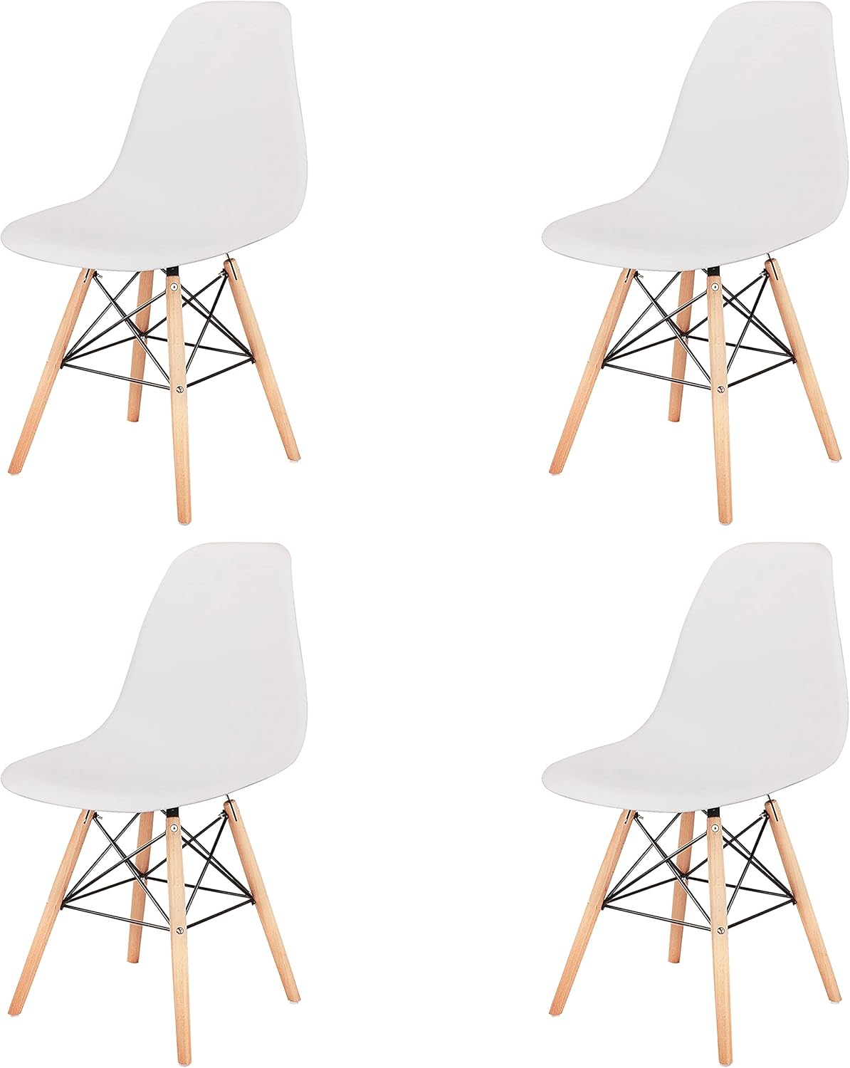 Oferta conjunto 4 sillas nórdicas comedor