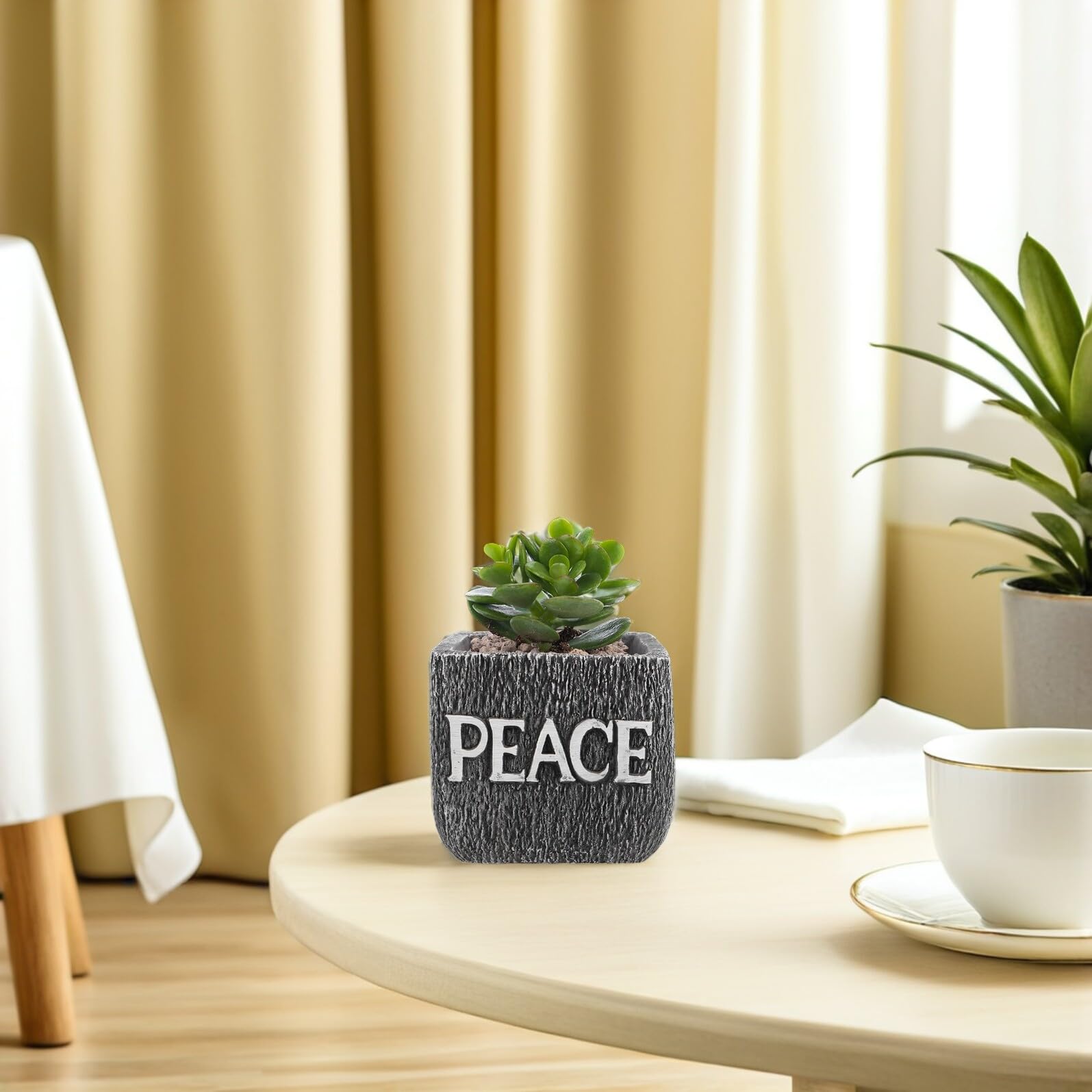 Soczysta Sadzarka Nowatorski Garnek Kwiatowy Dekoracyjny Garnek Sadzarka Kaktusa Pojemnik Na Rośliny Kwiatowe Kwiat Cementowy Doniczka z Orchideą Doniczka Do Storczyków Dark Grey