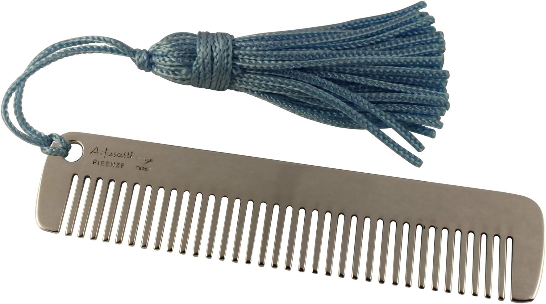 Solid Sterling Silver 925 Mini Baby Comb Gift for a Male Birth Hand Made in Italy