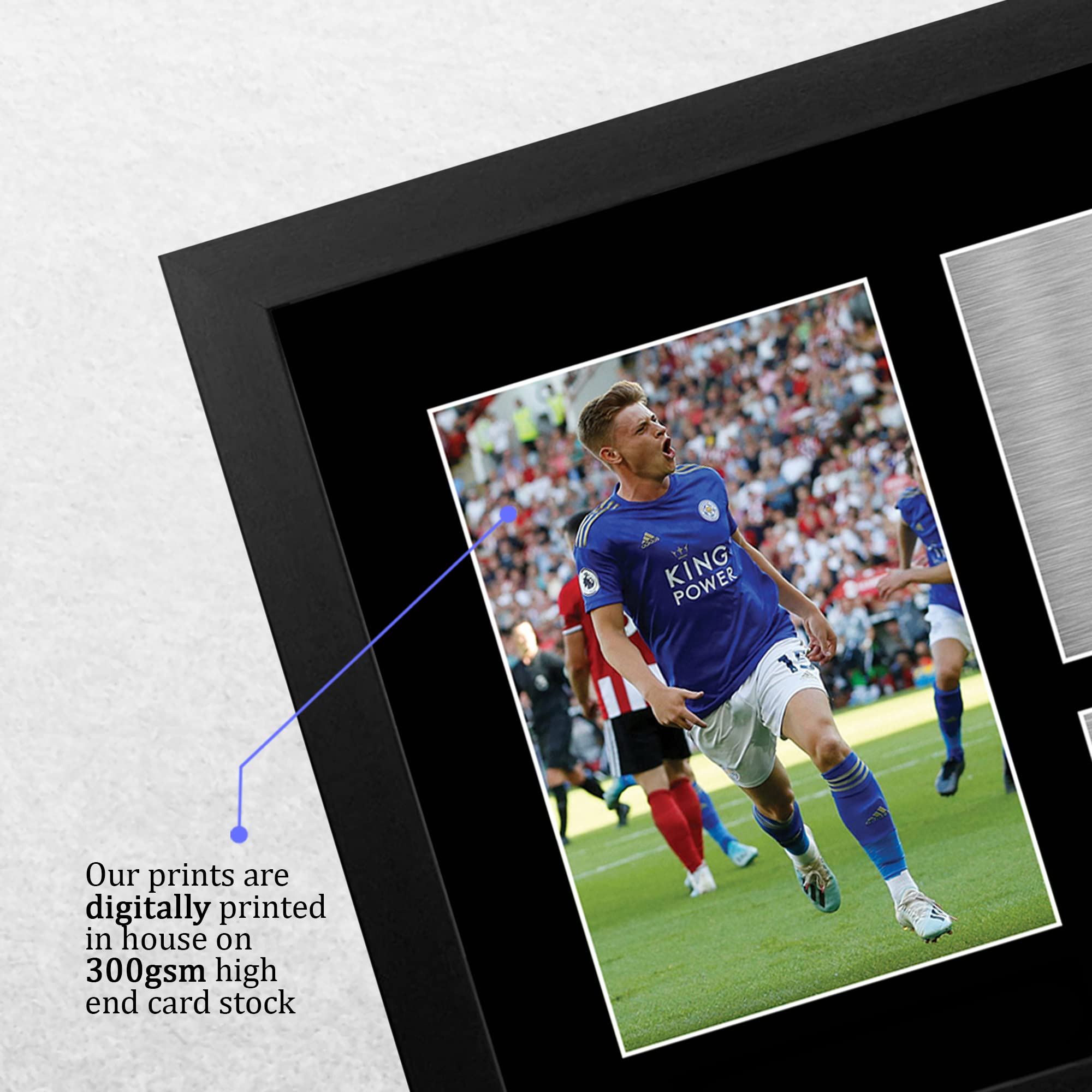 HWC Trading Foto A4 Con Autografo Stampato Di Harvey Barnes - Poster Senza Cornice, Regalo Per Appassionati Di Calcio, 297x210mm