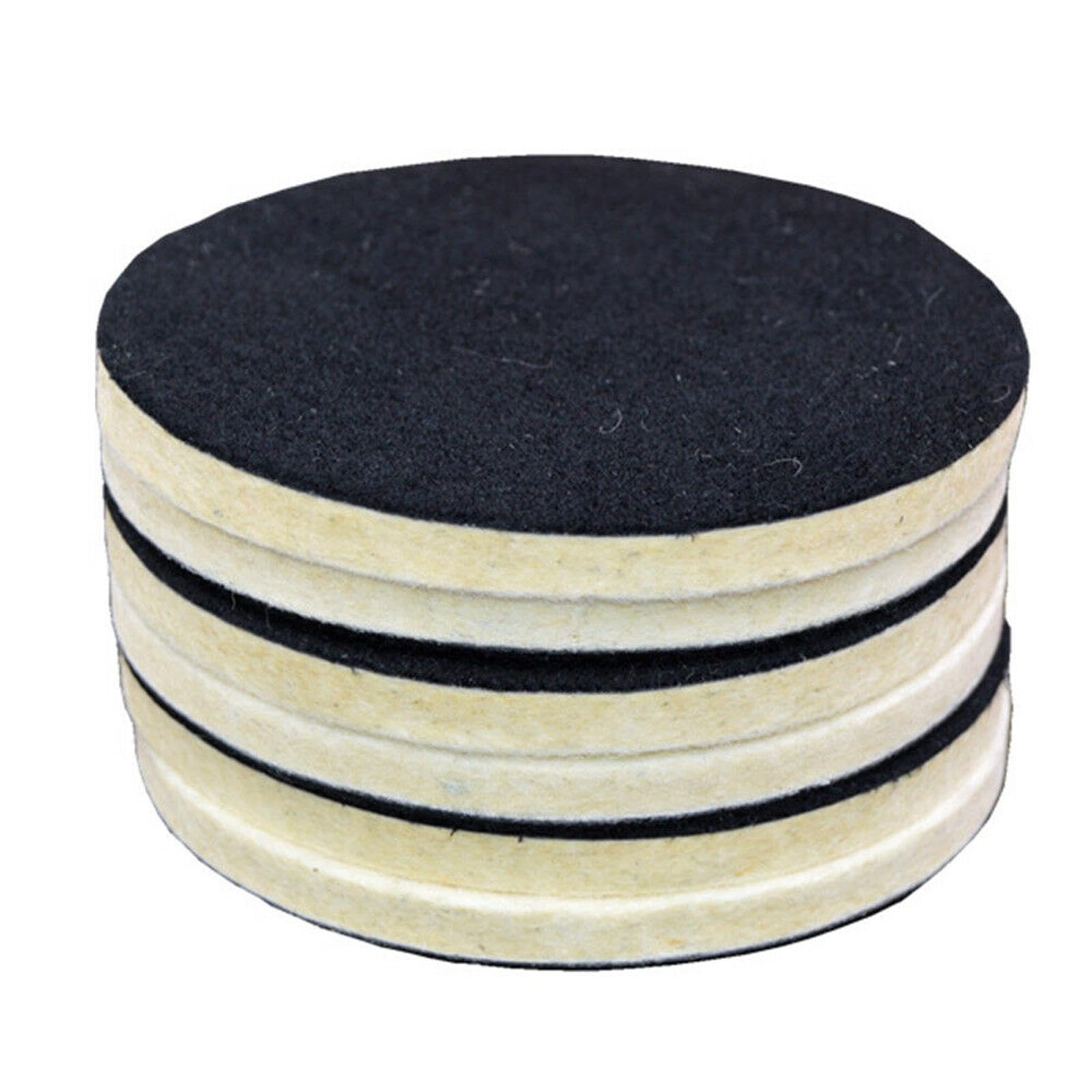 Lot de 6 disques de polissage en laine auto-agrippants pour métal, voitures, verre, pierre, bois (150 mm)