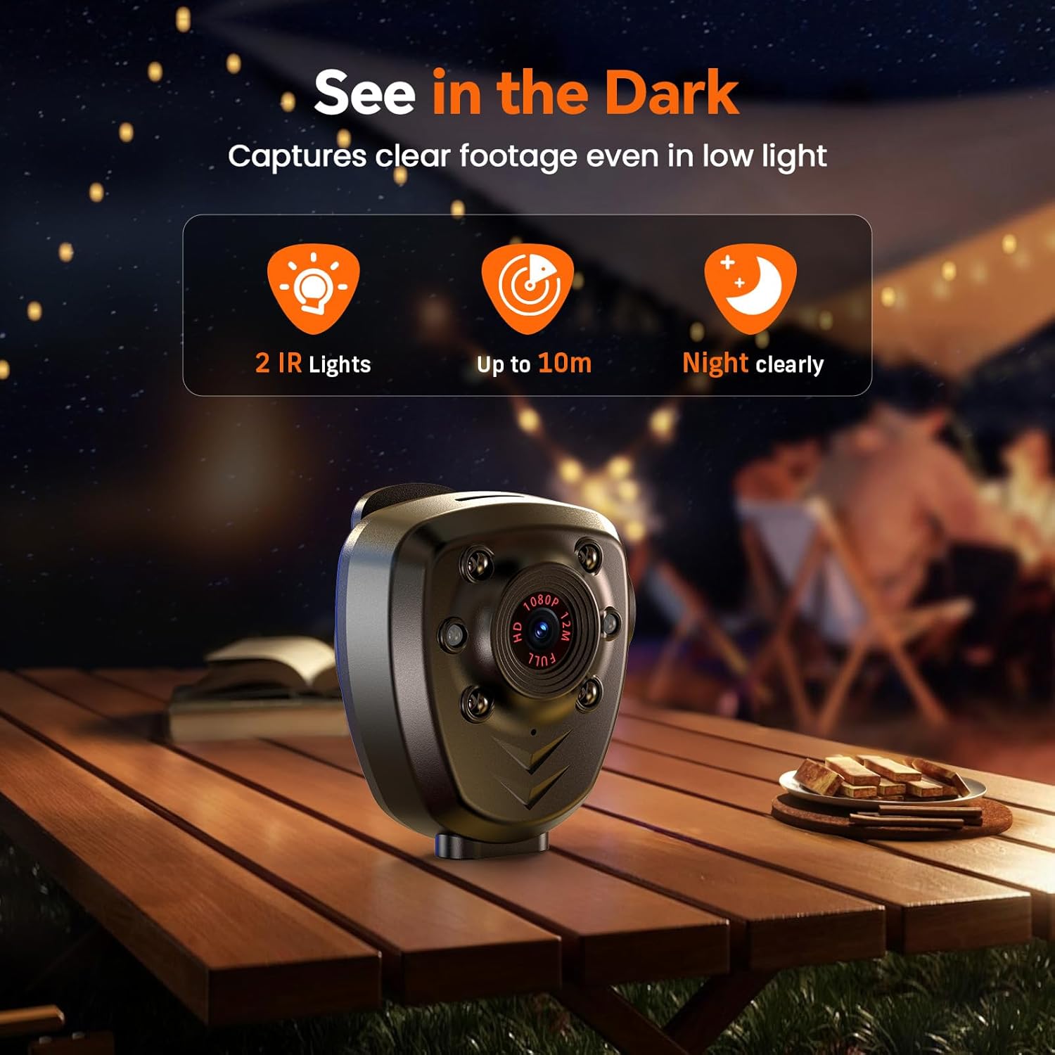 Z12 Mini Body Camera-1080P Wearable Camera with Audio, 5-Hour Battery, Clip & Strap Included, Night Vision Small Body Cam for Civilians, Delivery, Daily Recording, Personal Safety (256GB) - Image 8