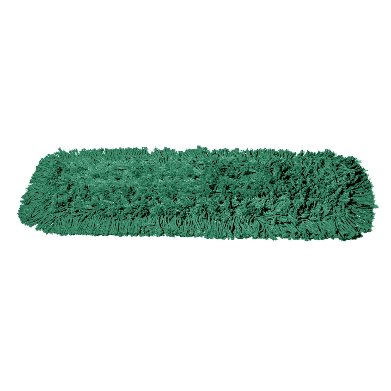 Commercial Dust Mop Replacement Head - 24 x 5 in. Cotton Nylon Reusable Mop Head- Industrial Dust Mop Refill for Floor Cleaning &amp; Janitorial Supplies, Green
