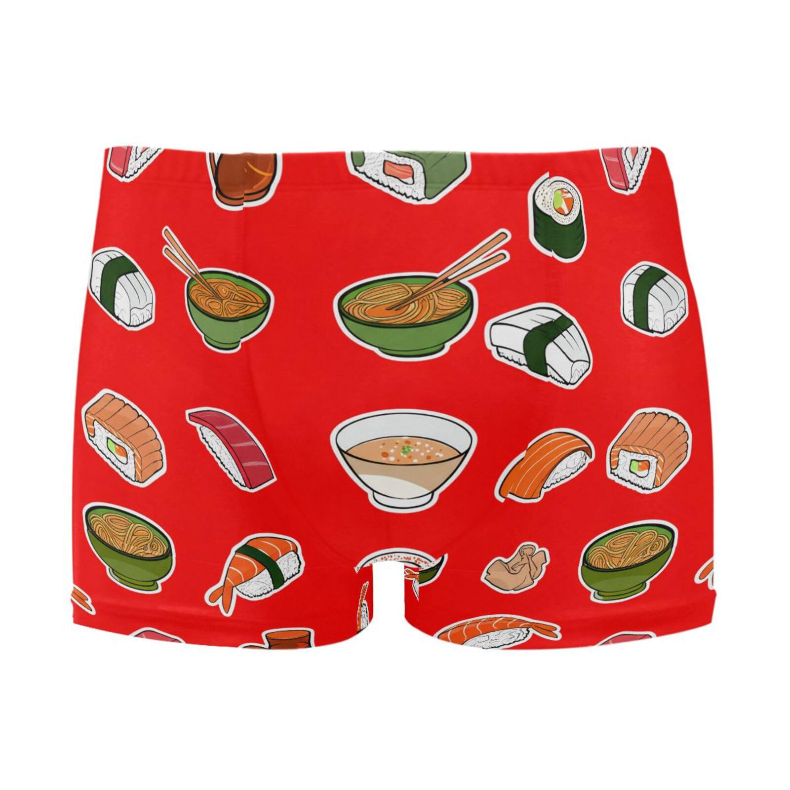 UMIRIKO Mens Swim Trunks Sushi Square Leg Swimwear Bathing Suits Swimsuit for Men XL 202c1617