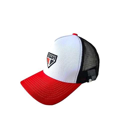 Boné São Paulo Americano Brasão Frontal Bordado Licenciado