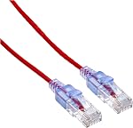 Monoprice 10-Pack SlimRun Cat6A Ethernet Network Patch Cable 10G 6-inch Black