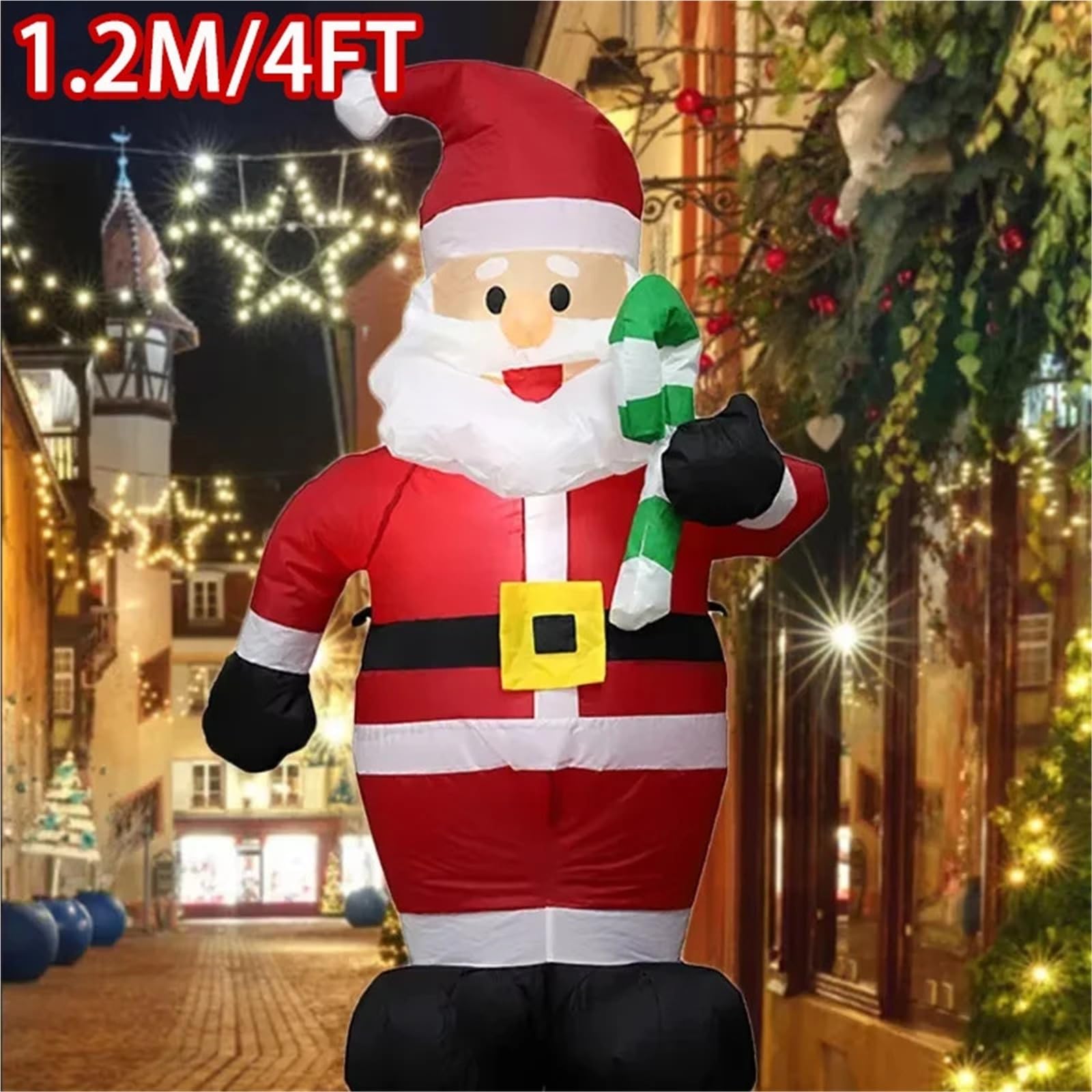Décoration de Noël Gonflable Bonhomme de Neige Pingouin Lumineux for intérieur et extérieur, décoration de Jardin à Faire soi-même for Le Nouvel an