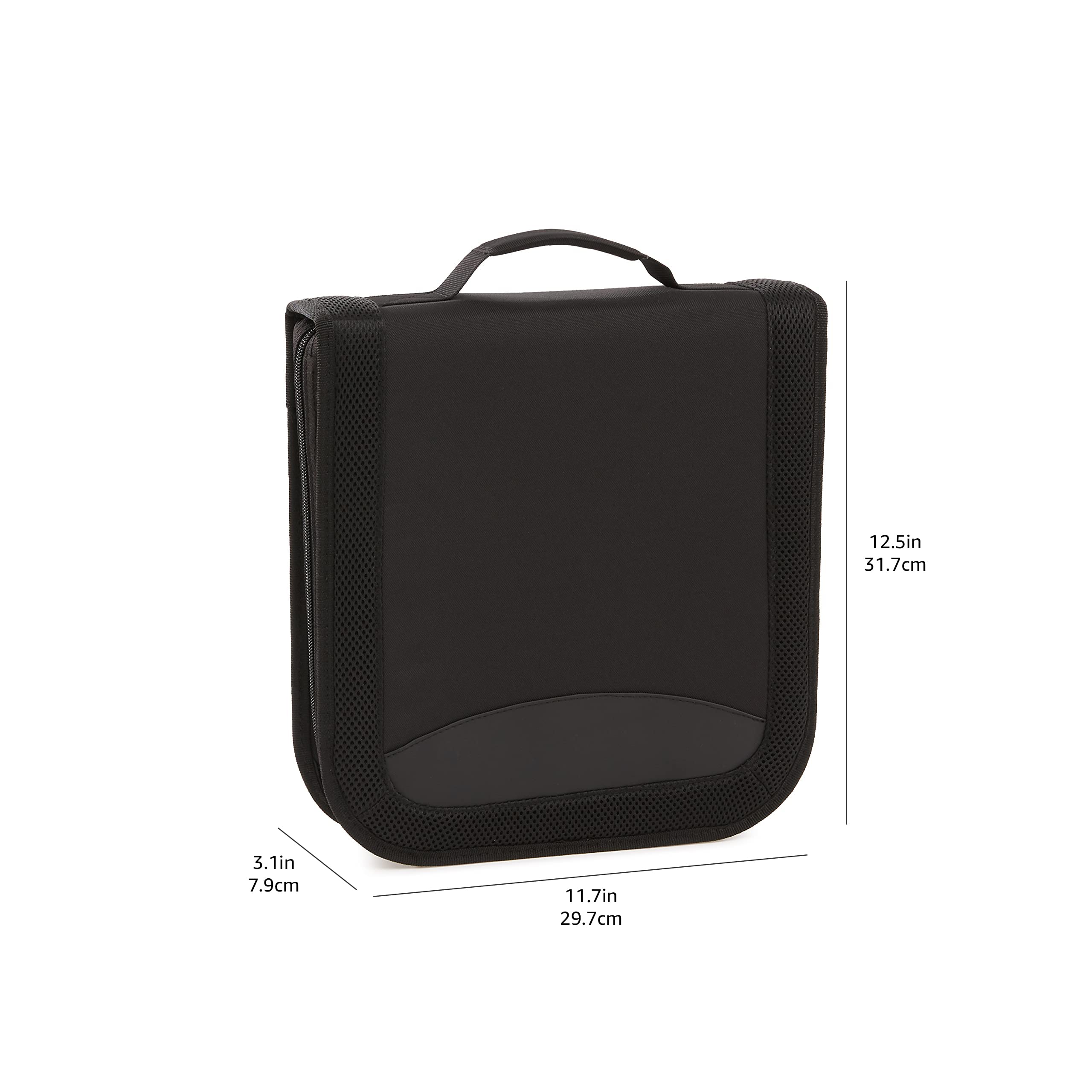 Amazon Basics YBA12128R2 - Funda de Disco Duro, Negro