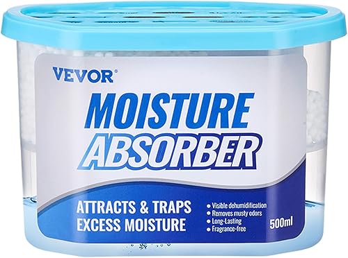 Miniatura 10 de VEVOR Cajas absorbentes de humedad, cajas de absorción de humedad de 10.8 onzas (6 paquetes), deshumidificador sin fragancia que atrae la humedad