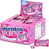 Gomas de Mascar, Mentos, Pure Fruit, Sem Açúcar, Sabor Tutti-Frutti - Monopeça | 60 Unidades