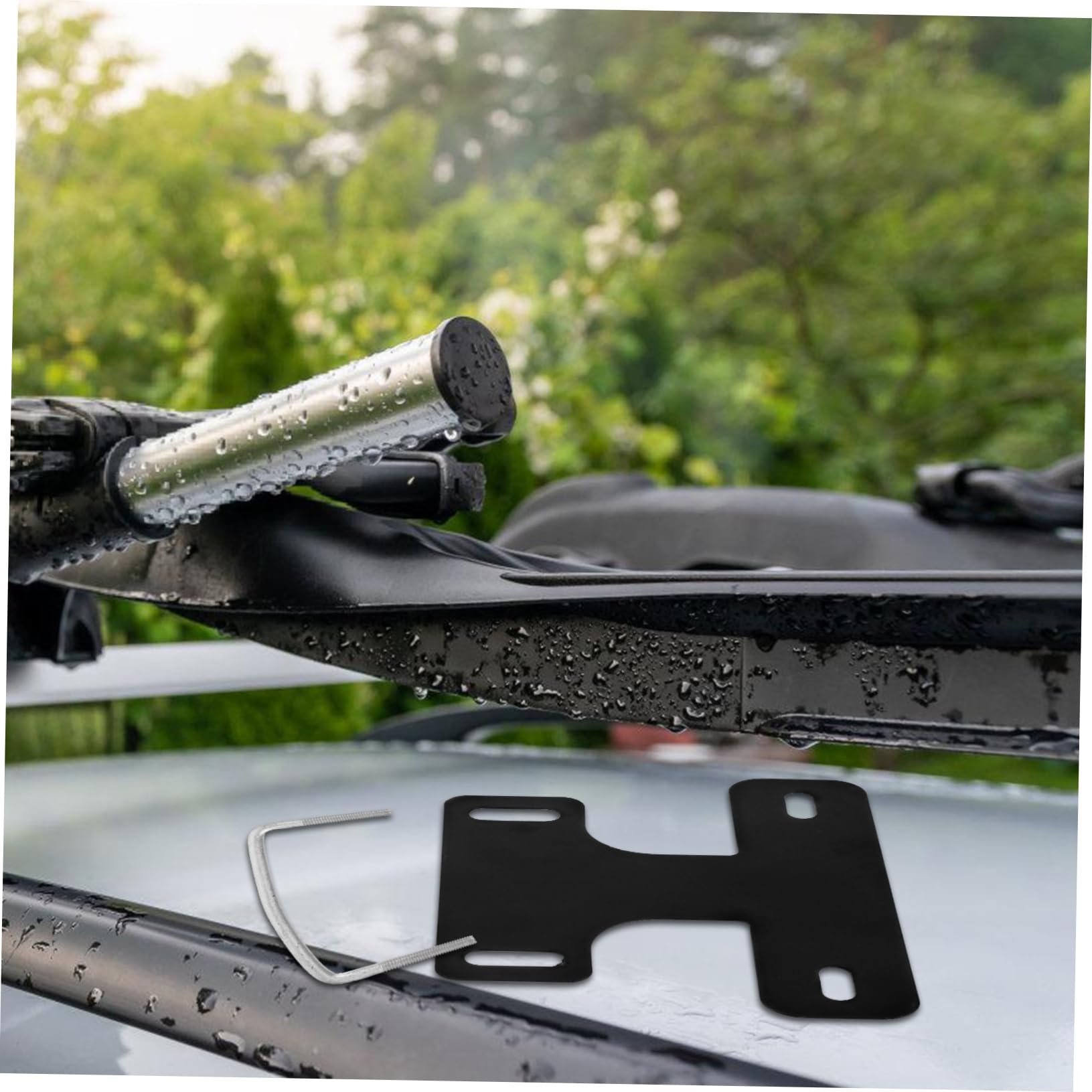 MUCKLILY Modern Design Car Roof Rack Rod Clamps 4pcs Roof Rack Fasteners for Mounting