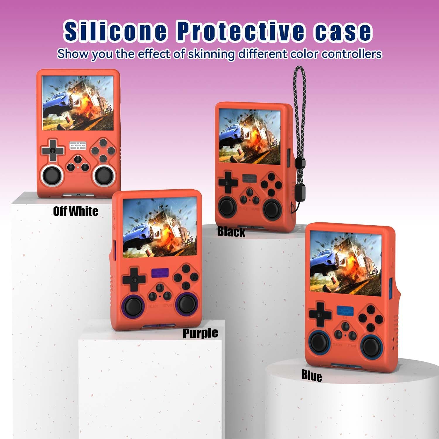 for R40S PRO Silicone Case with Lanyard (Red) image 7 of 7 B0DZXYMYG9