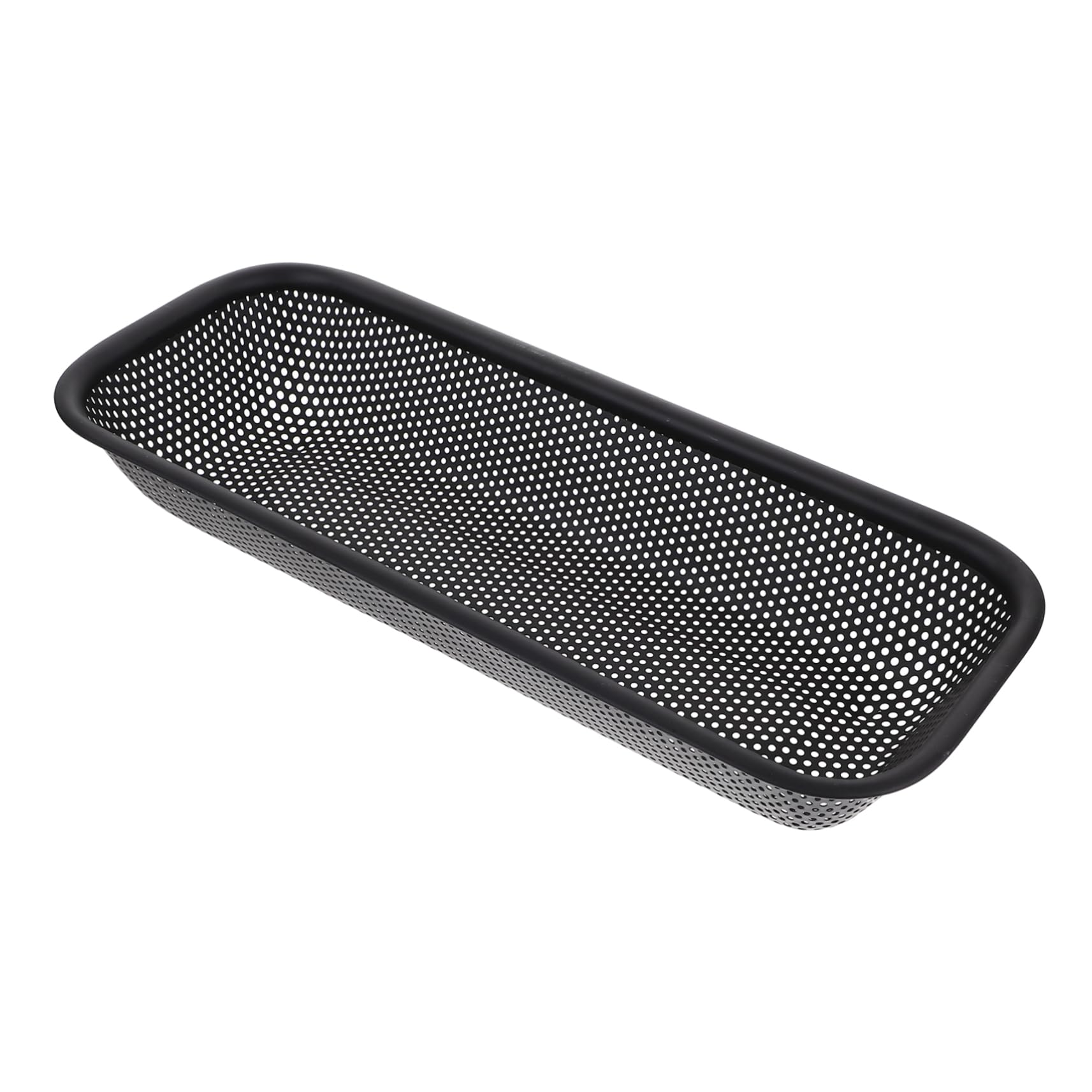 GALPADA 5 Piezas Cesta de Drenaje de Acero Inoxidable Soporte para Cubiertos Cesta escurridor de Cubiertos Puerta cestas almacenaje Cesta almacenaje Cesta de Drenaje de lavavajillas Black