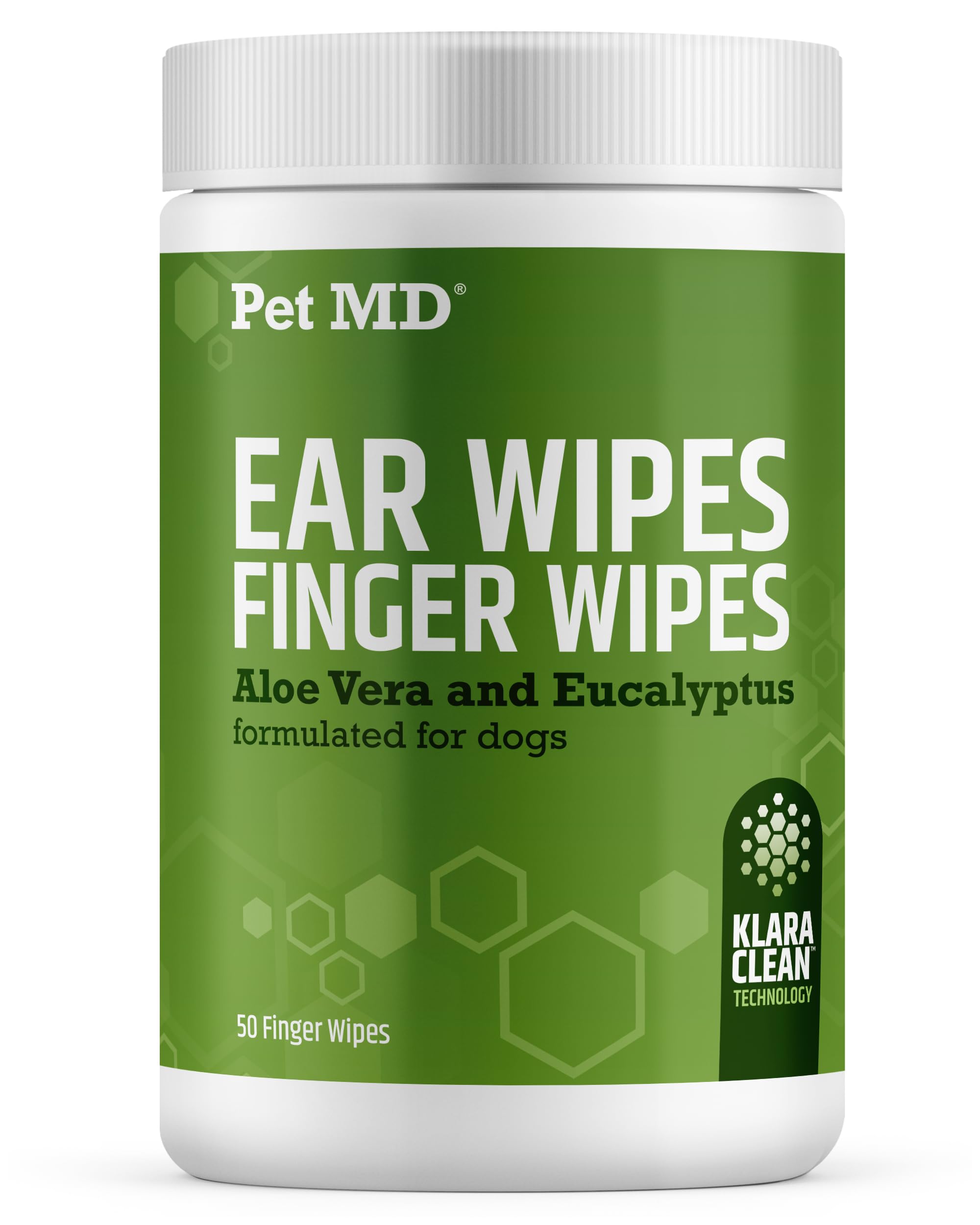 Pet MD Ear Finger Wipes 50ct