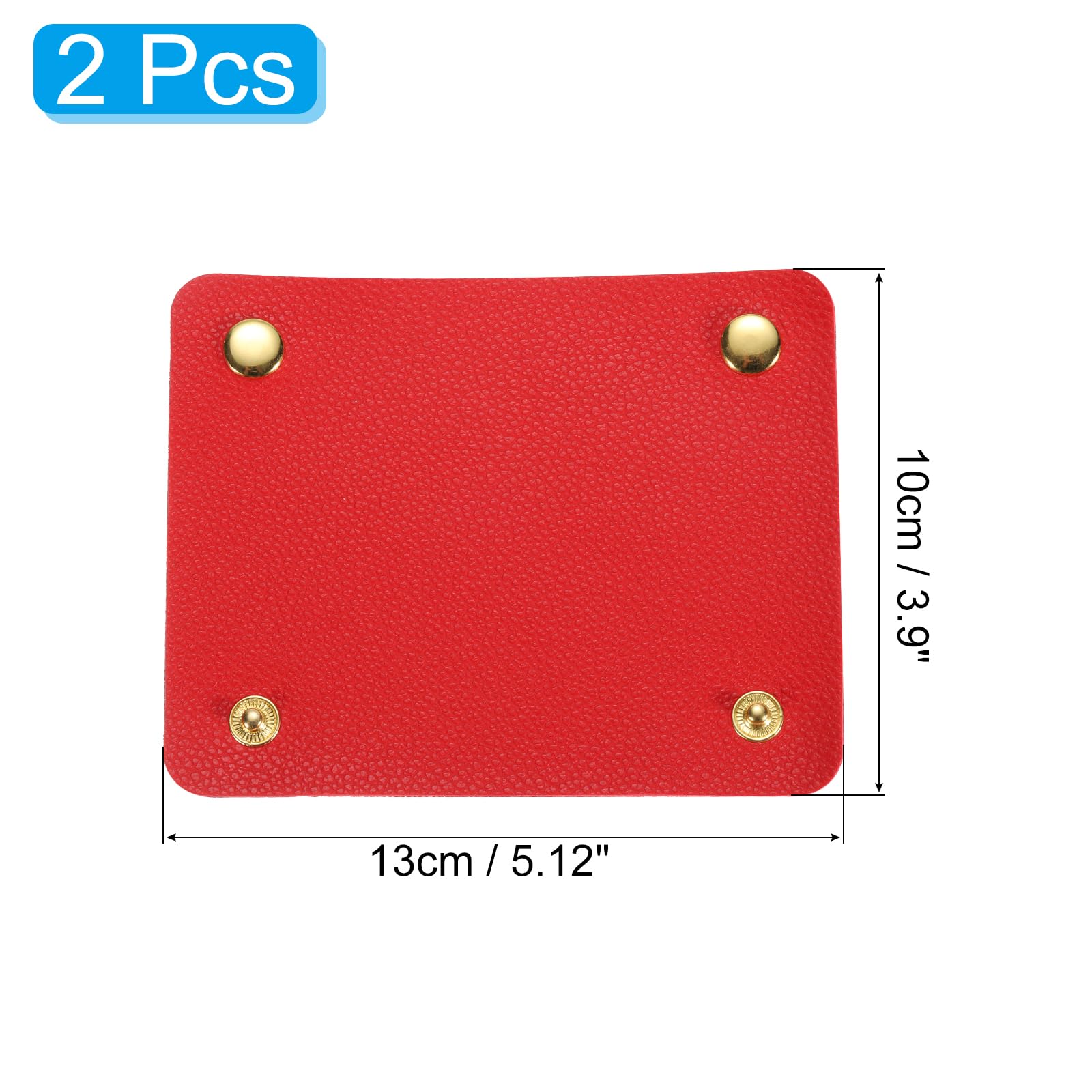 Lot De 2 Housses De Poignée En Néoprène Pour Valise - Rose, Design Creux Pour Le Bouton, 15x14cm - 7