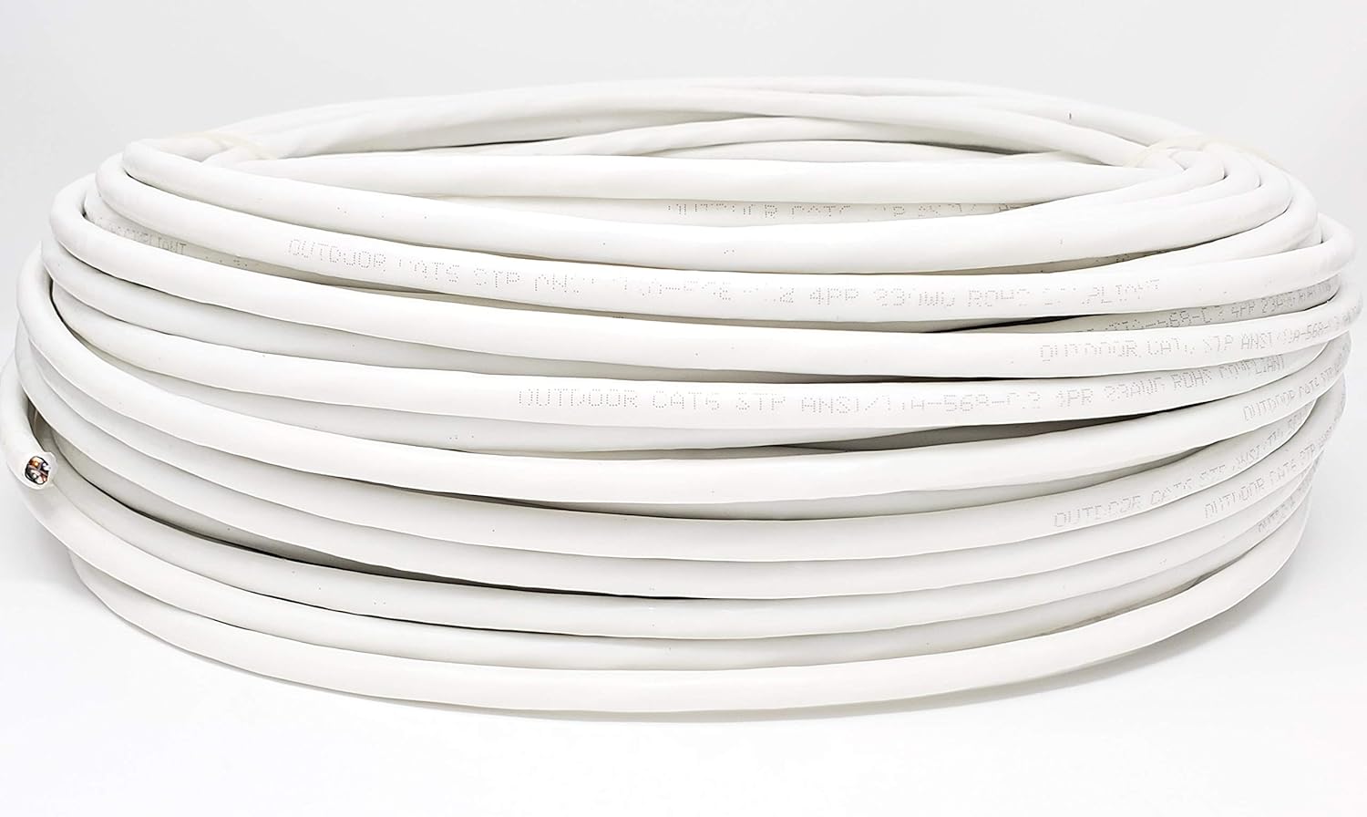 Up To 40% OFF MICRO CONNECTORS Inc. 250 ft Cat 6 Solid Stp Outdoor 23AWG Bulk Ethernet Cable -White (TR4-560WOU-250) 🔥 MICRO CONNECTORS Inc. 250 ft Cat 6 Solid Stp Outdoor 23AWG Bulk Ethernet Cable -White (TR4-560WOU-250)