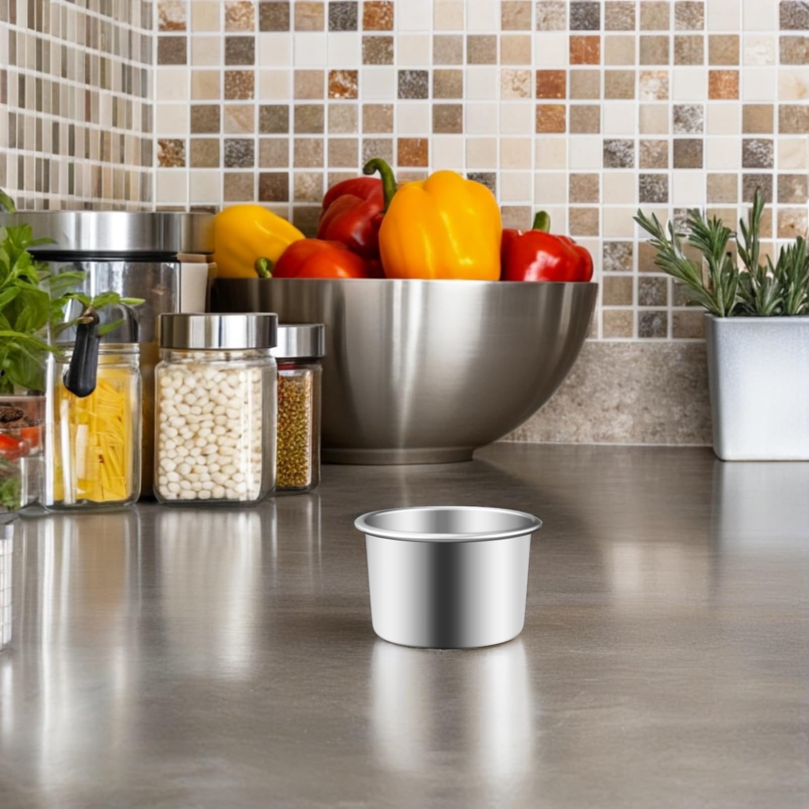 MOLUCKFU 4 Pcs Small Round Cake Tins with Removable Bottom Aluminum Alloy Baking for Home Baking Scratch Design for Daily Use and Celebrations