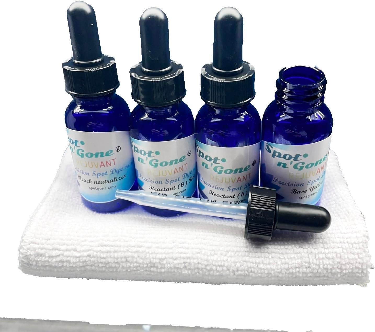 bleachstain® Precision Carpet Spot Dye Kit | Restores Carpet Color caused by small drips and spots on off-white nylon or wool carpeting.