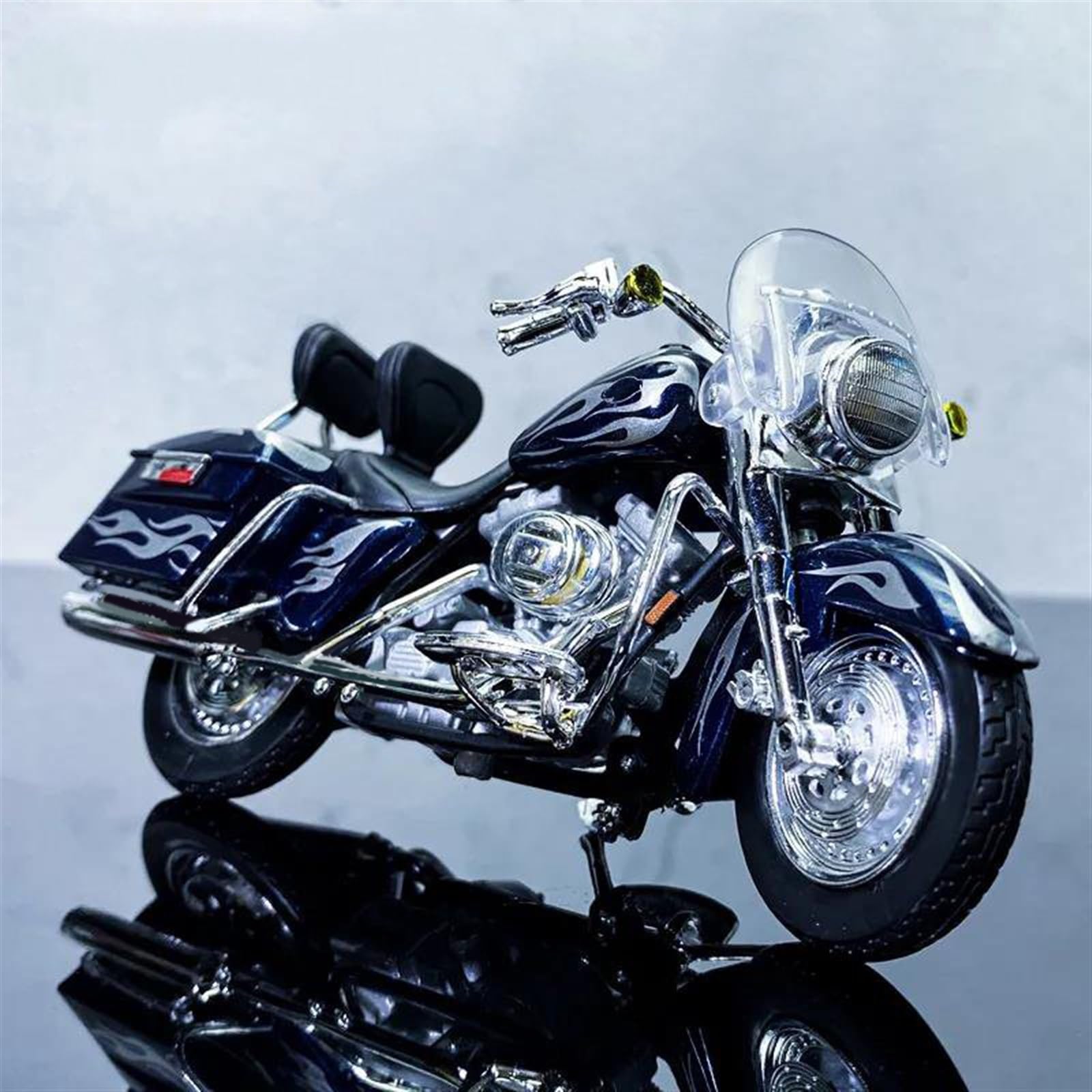 SEYXF Motorbike Toy 1:18 for Harley for Davidson 2002 FLHRSEI CVO for Custom Motorcycle Model Toy Collection