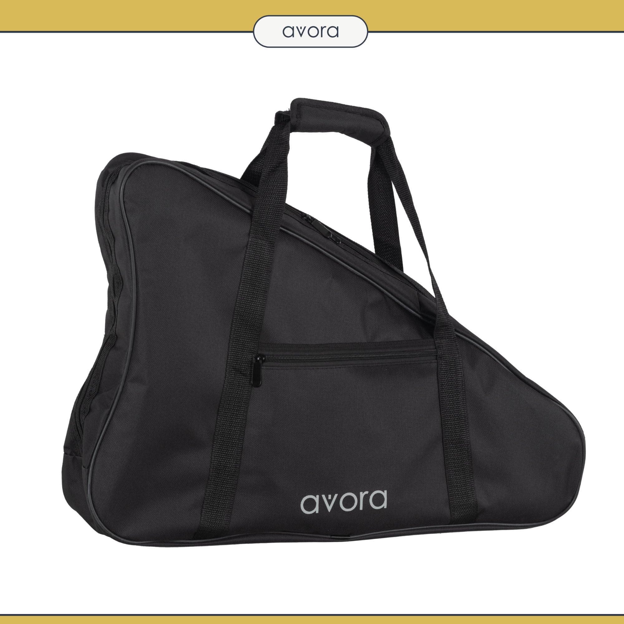 Avora Arpa Celtica 15 Corde in Nylon – Arpa Artigianale con Custodia & Accordatore – Diatonica in Do Maggiore - Suono Caldo e Pieno Grazie al Legno di Mahogany - Leggera & Compatta per Uso Flessibile