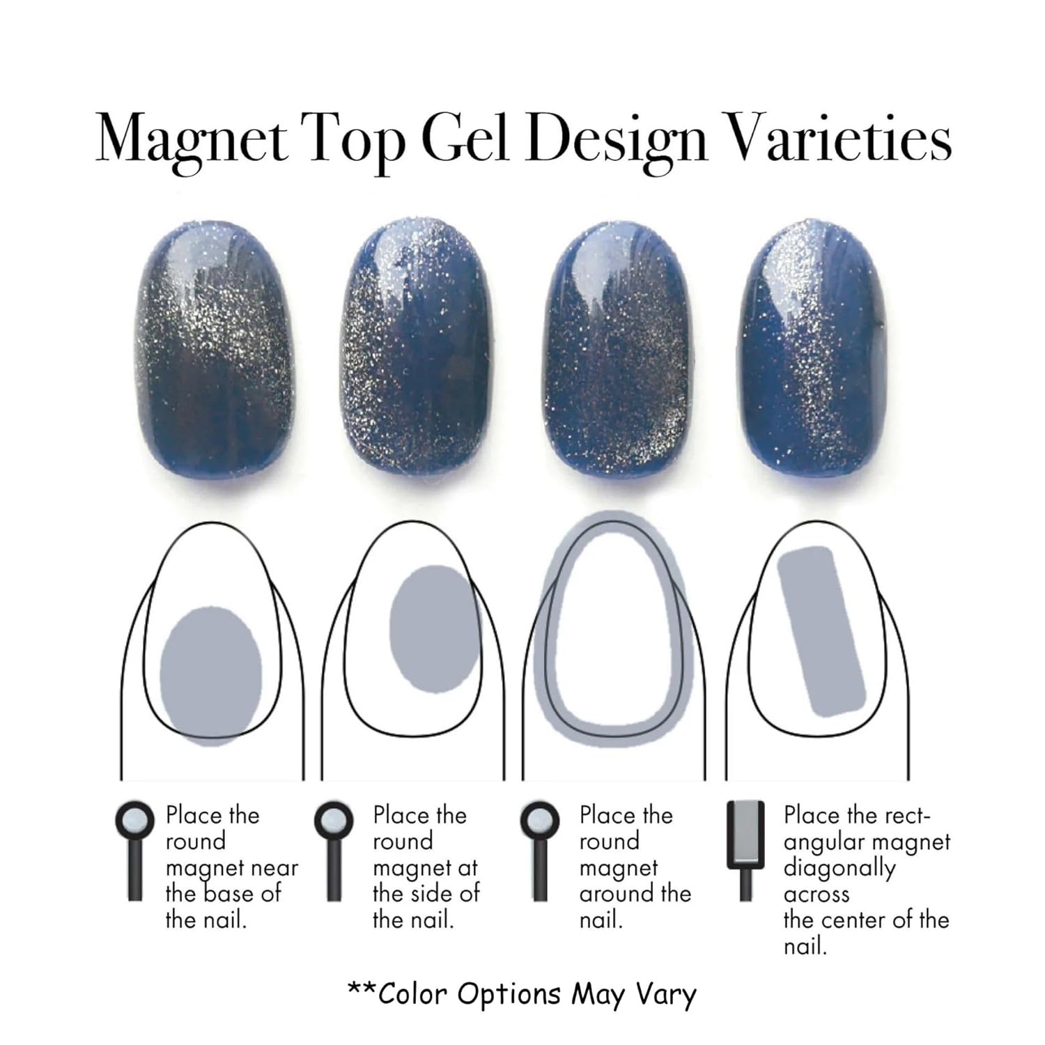 HOMEI Cat Eye Gel Nail Polish with Magnet, Holographic Glitter Nail Gel, Hema-Free Cat Eye Nail Polish, Easy Peel-Off for Sensitive & Damage-Free Nails, Japanese Salon Home, Marigold+Violet+Mauve Tope