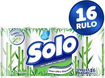 Solo Tuvalet Kağıdı Bambu Katkılı 16'lı