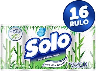 Solo Tuvalet Kağıdı Bambu Katkılı 16'lı
