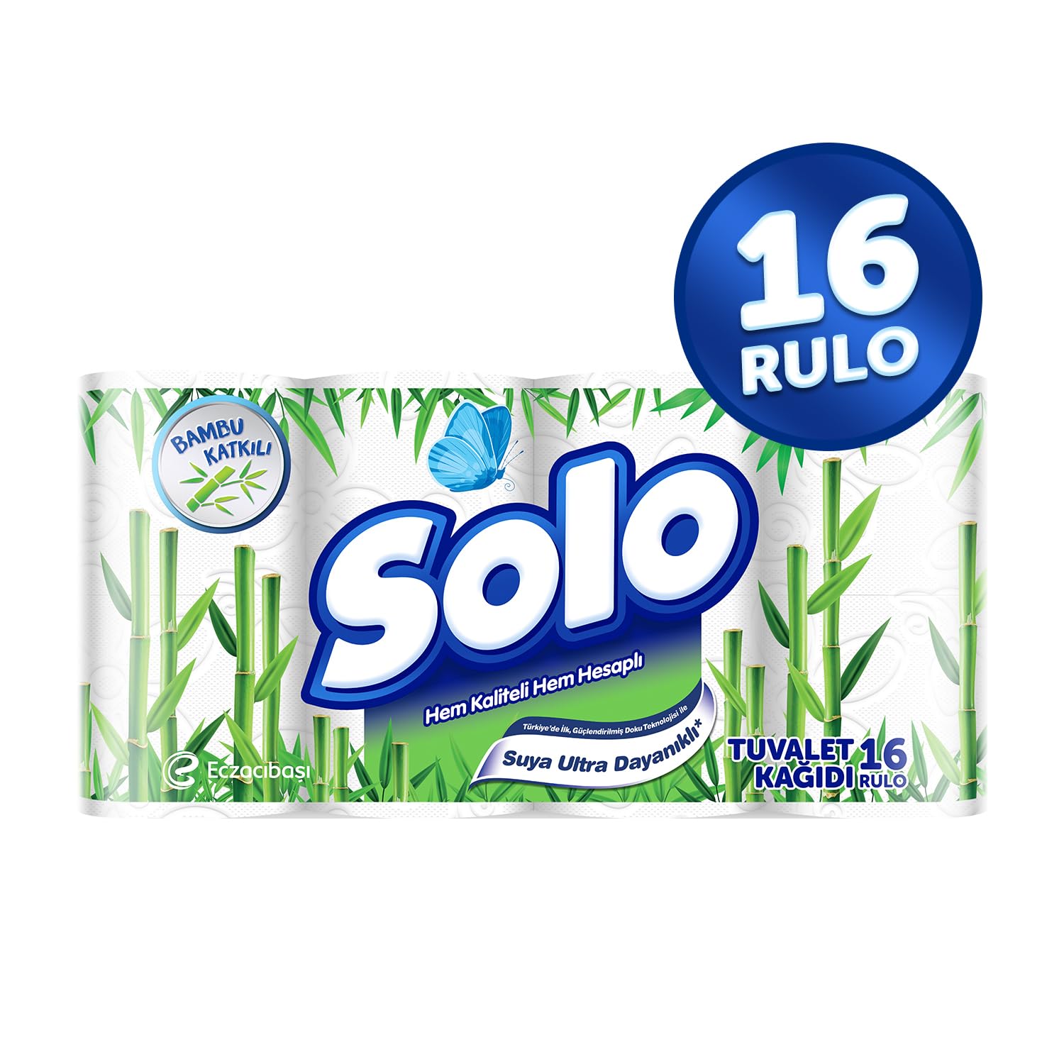 Solo Tuvalet Kağıdı Bambu Katkılı 16'lı