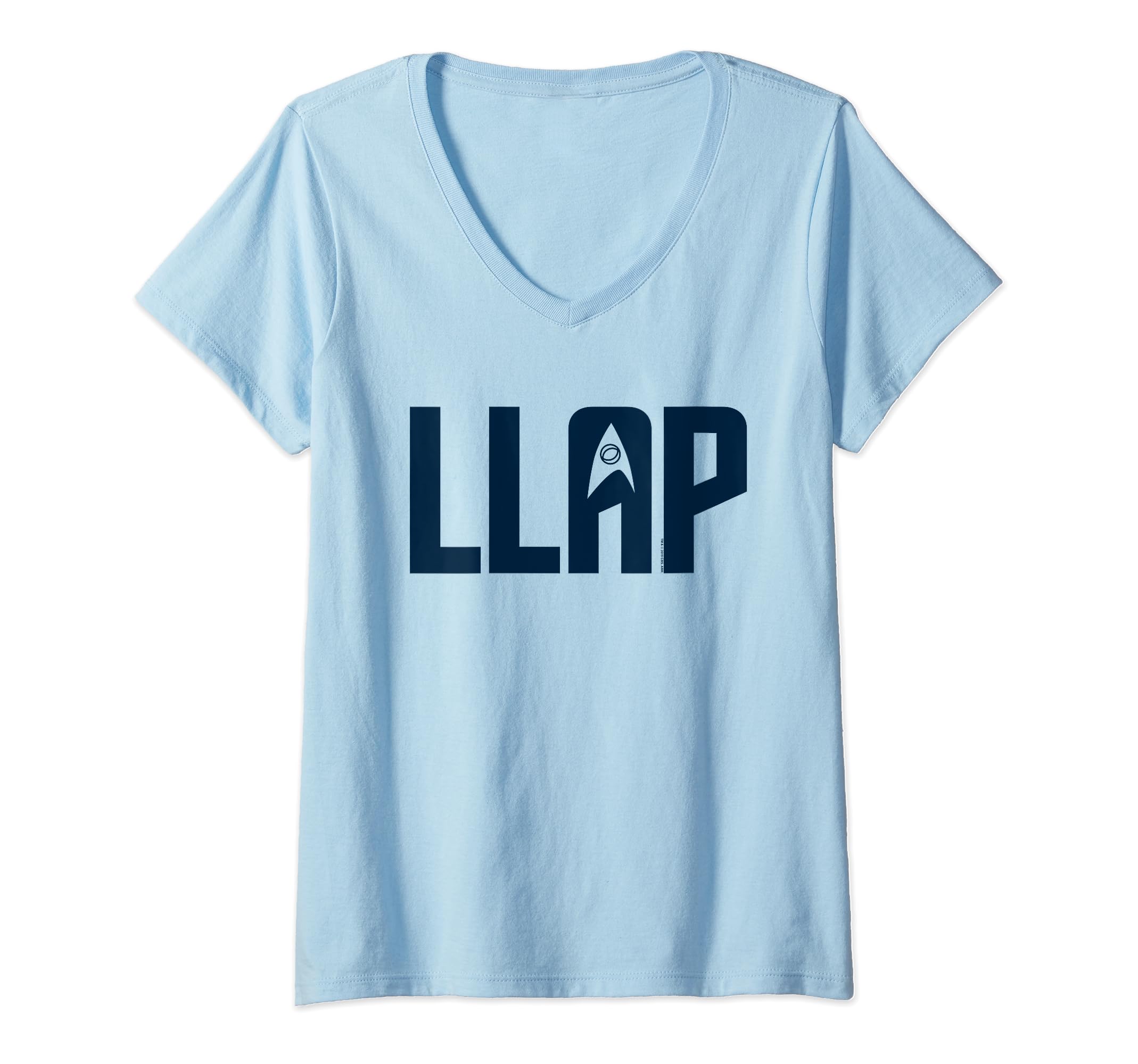 Womens Star Trek LLAP V-Neck T-ShirtOEKO-TEX STANDARD 100