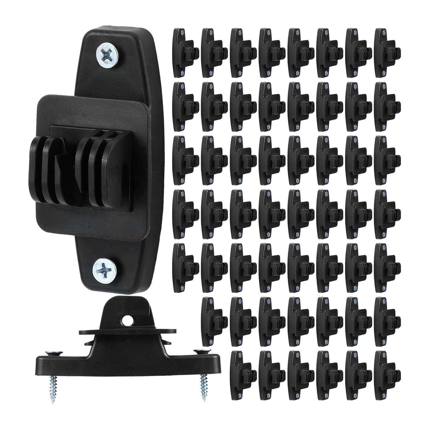 Rersduyt 100 Pcs Electric Wire Fence Insulators Electric Fence Wood Post Claw Insulators Fence Accessories Nail Wood Post Nail