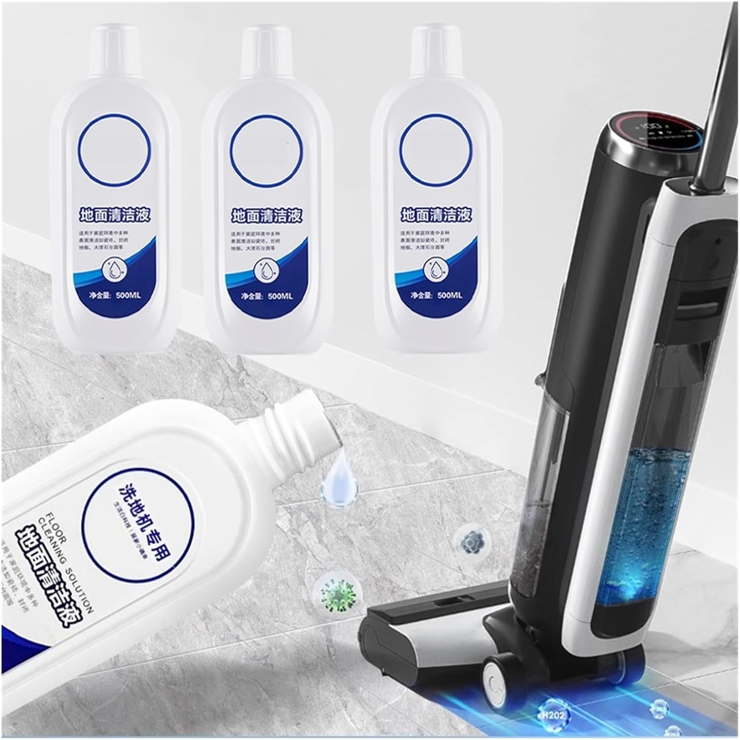 Robot Vacuum Cleaner Cleaner Liquid, Compatible For Tineco, S3S5Pro2ComboS7Pro Vacuum Cleaner Cleaner(1 PCS)