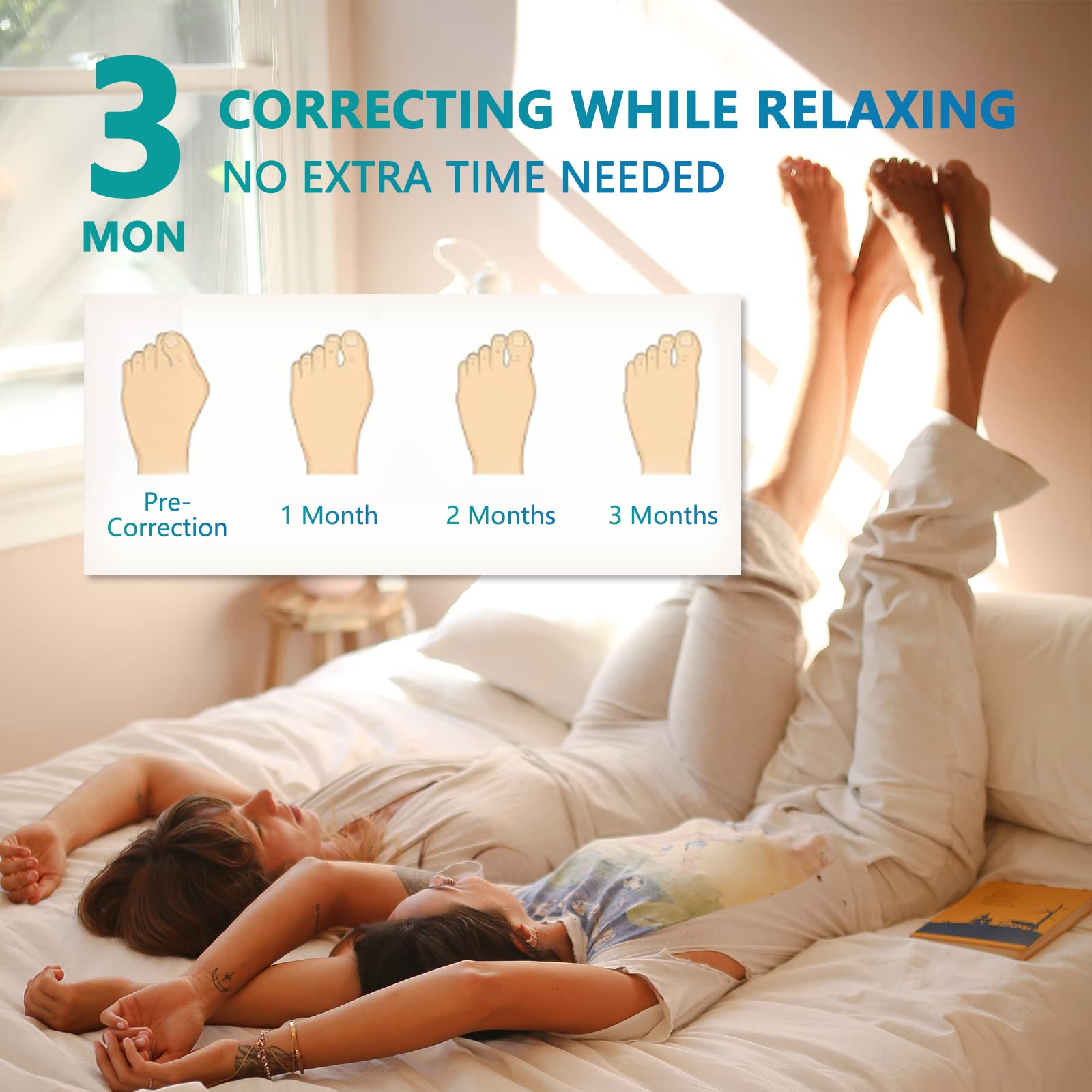 Bunion Corrector & Bunion Relief Protector Sleeves Kit7 Pieces Set