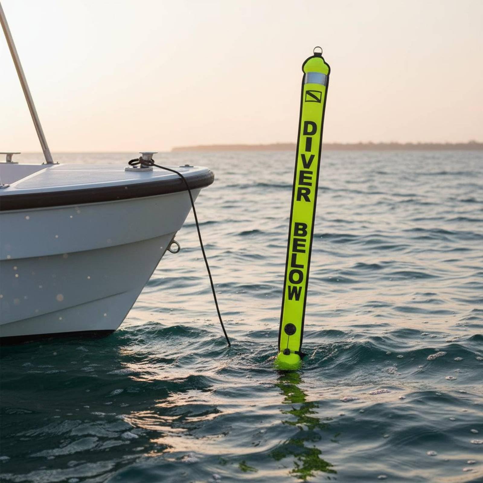 Boa SMB Riflettente Boa di Segnalazione Subacquea Resistente Galleggiante da Immersione per Sommozzatori