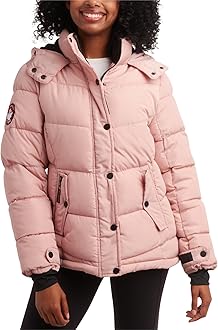 CANADA WEATHER GEAR Women's Winter Coat - Quilted Heavyweight Puffer Parka Coat – Plus Sized Jacket for Women (S-3X)