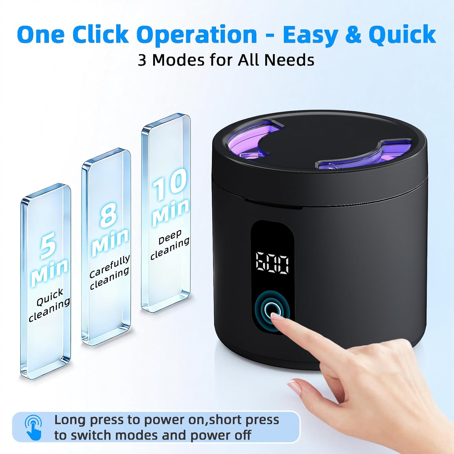 ultrasonic retainer cleaner 48kHz