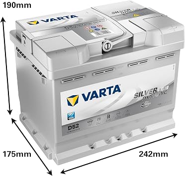 VARTA Silver Dynamic AGM D52 12V 60Ah 680A / EN