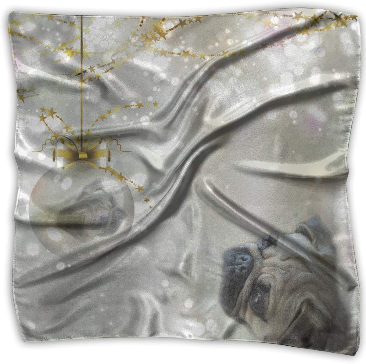 Scarf Christmas Skull Funny Cool Ladies Square Silk Satin Scarf Bandana Head Scarves for Women Girls : Clothing, Shoes & Jewelry