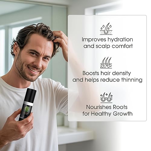 Miniatura 6 de Kelp Vital - Suero de crecimiento del cabello para adelgazamiento del cabello, cuidado diario del cuero cabelludo, ingredientes a base de plantas,