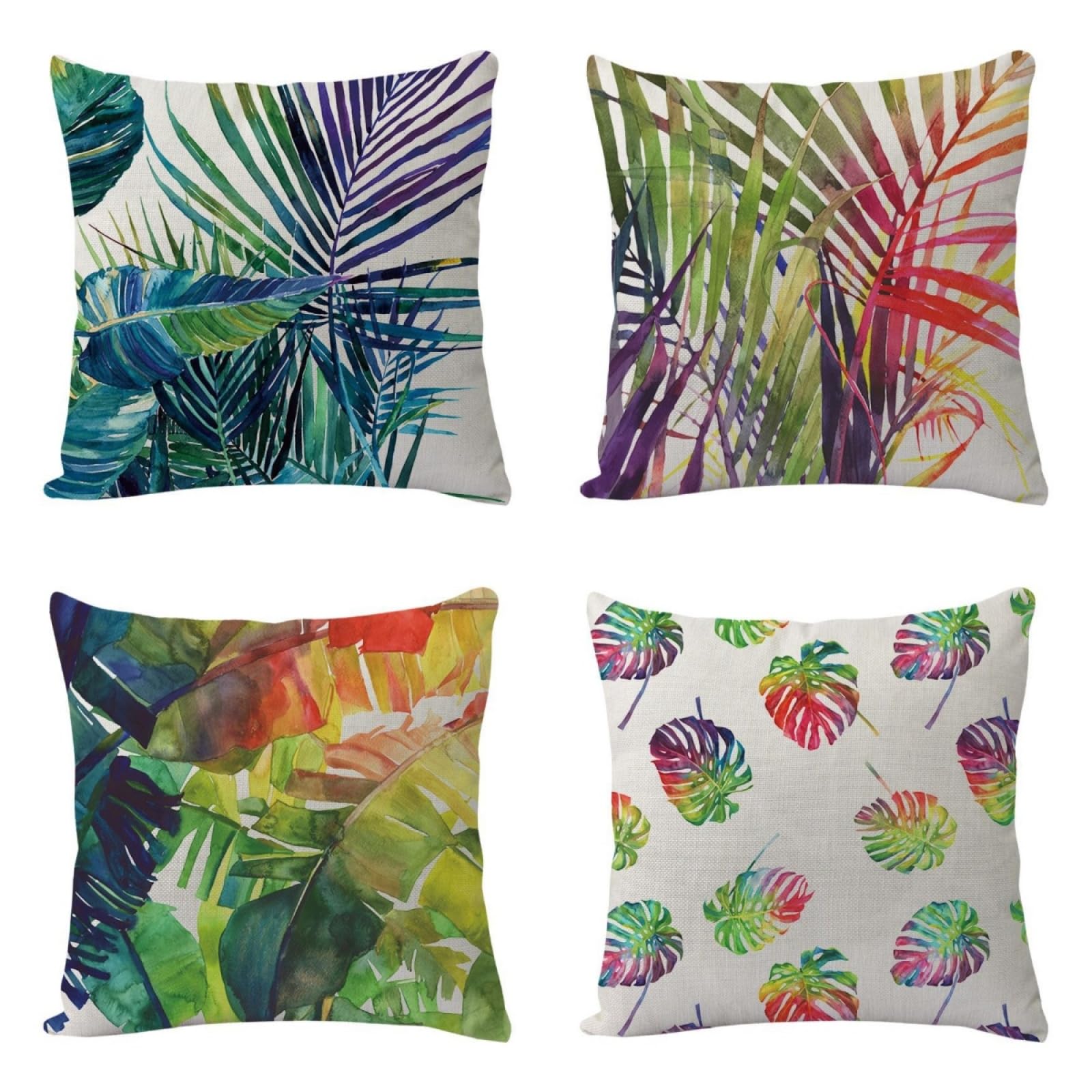 Taie oreiller 45x45 de qualité supérieure en lin et coton respirant
