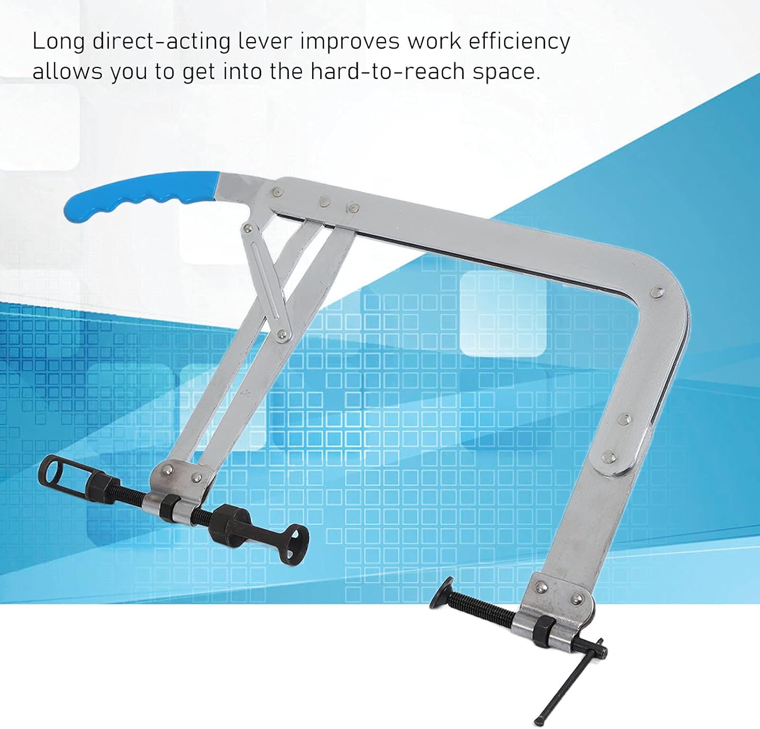 Universal Valve Spring Compressor Removal Tool Direct Action Professional Heavy Duty Engine Seal Keeper for Cars Trucks 45 Steel Galvanized