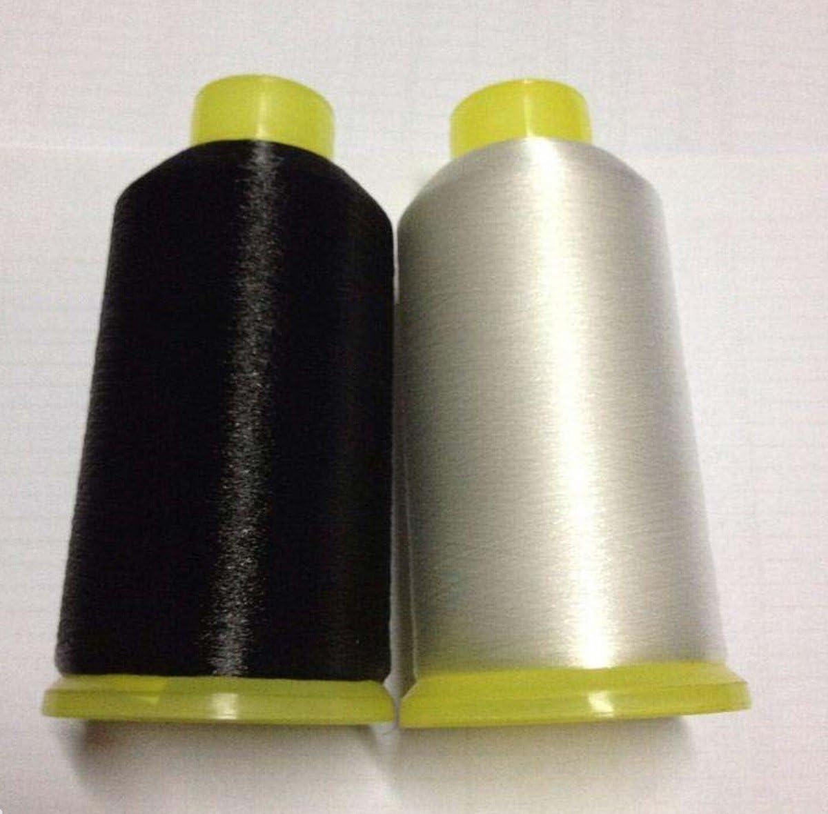 CHENGYIDANylon Thread, Clear 0.1mm (80D), 8760 Yards, Ideal for Canvas, Leather, Bags & Heavy Duty Materials