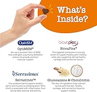 Vista 4 de Zesty Paws Vet Strength Mobility Bites - Masticables de apoyo para la cadera y las articulaciones para perros con glucosamina, condroitina, MSM