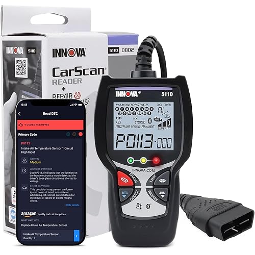 INNOVA 5110 Check Engine Code Reader - Super Simple Car Scanner for All Levels - Works on Most 1996 & Newer OBDII Cars
