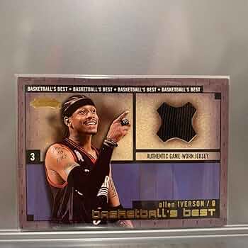 アレンアイバーソン、アイバーソン、パッチ、シリアル、ジャージカード セール【激レア】ALLEN IVERSON サイズタグパッチ 大判カード