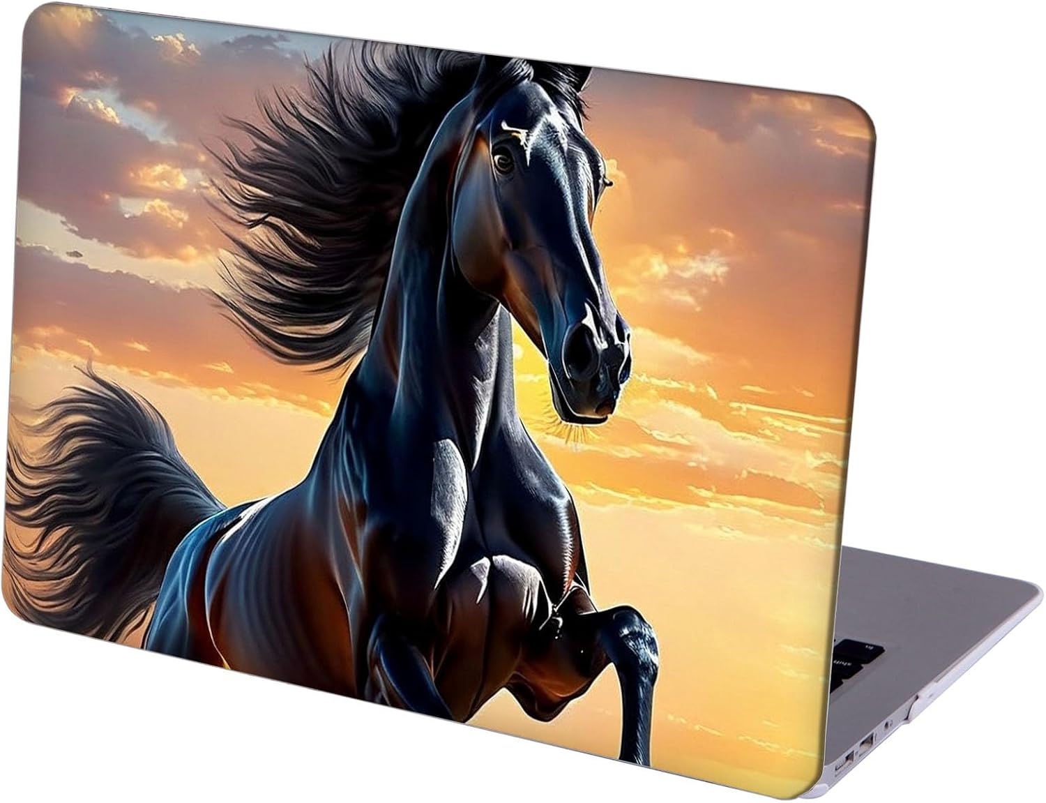 Compatible with MacBook Neo 13-inch, Hard Shell Case with Keyboard Cover and Screen Protector (A3404 A18 Pro chip, 2026 Release) - Horse MC23077