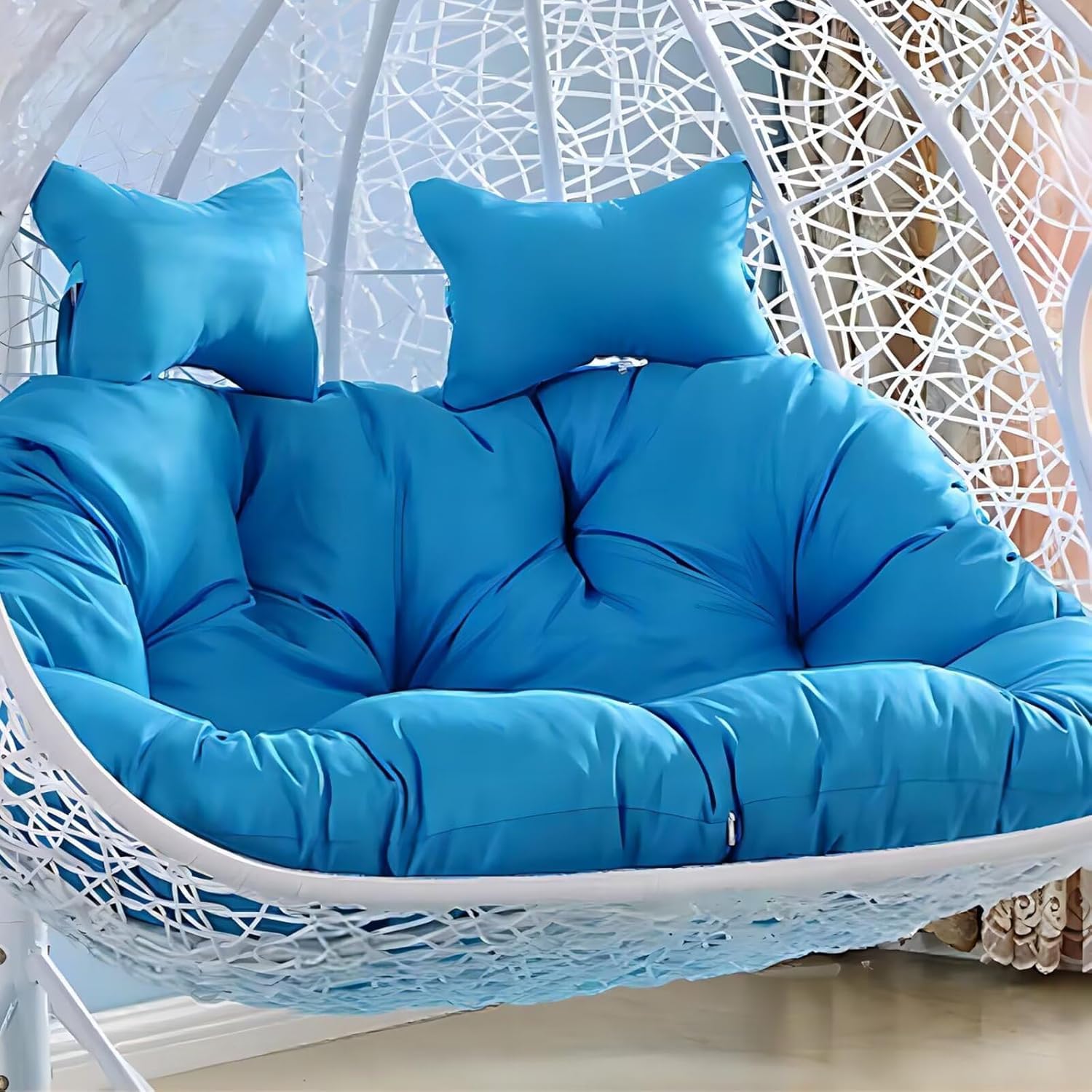 Coussin balancelle œuf suspendu imperméable grand format xl