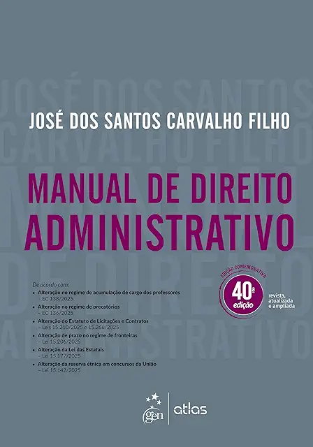 Capa de Manual de Direito Administrativo - 40ª Edição 2026